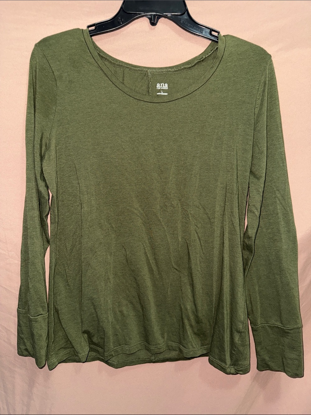 NWOT a.n.a Women’s Large Bundle Long Sleeve Scoop Neck Shirts - Picture 8 of 10